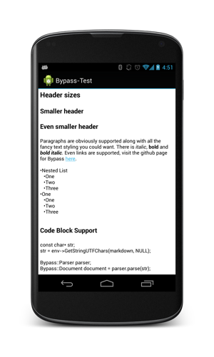 android studio github markdown